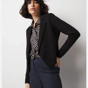 nwt WHITE HOUSE BLACK MARKET novelty button sweater blazer S L
